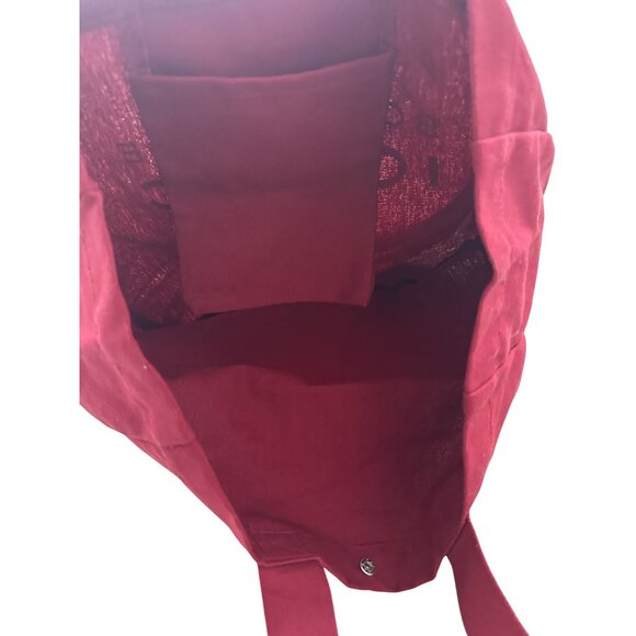 JULIETTE HAS A GN Iconic Red Canvas Tote Bag NEW NWOT - Picture 2 of 7